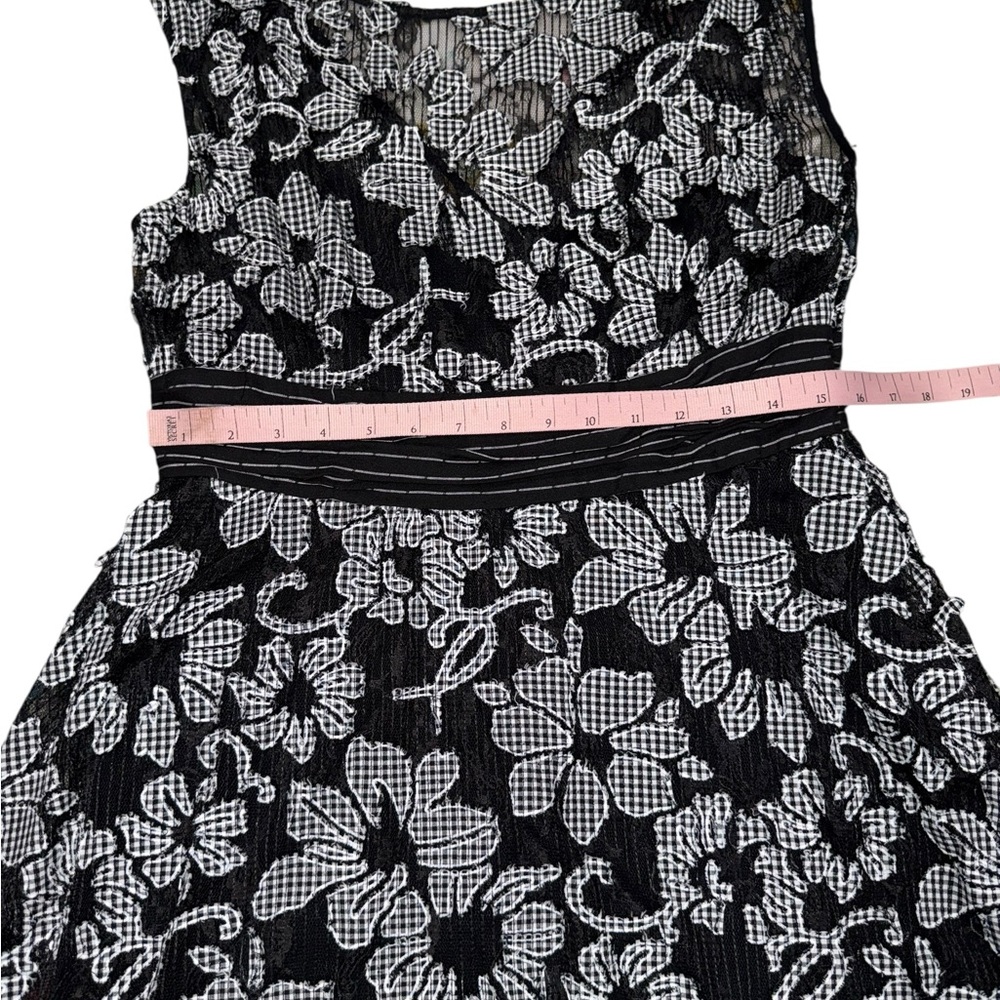 Anthropologie Ett:Twa Sommer Floral Fit & Flare Midi Dress (Size 12) - Picture 6 of 8